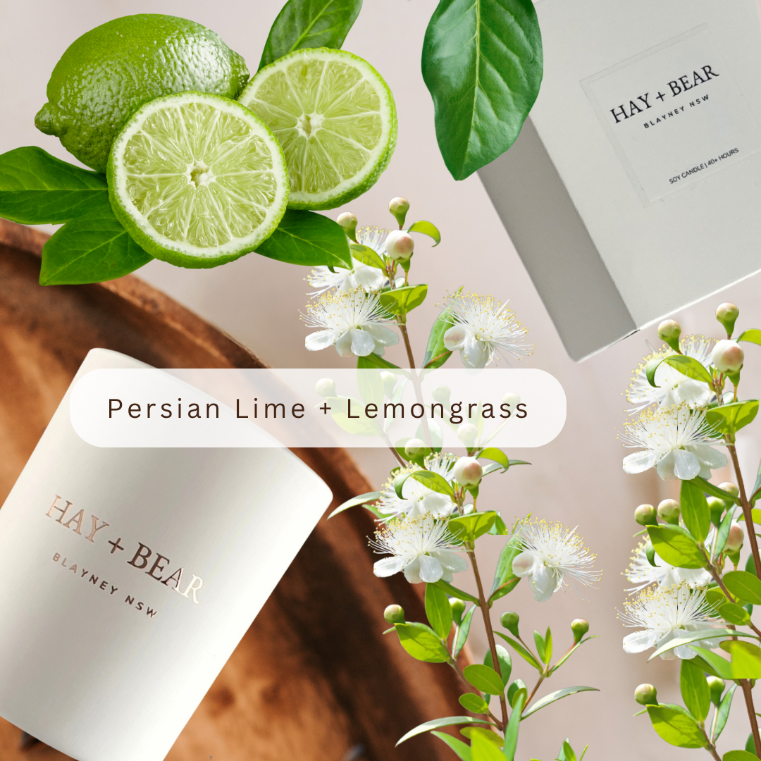 Persian Lime + Lemongrass Soy Candle